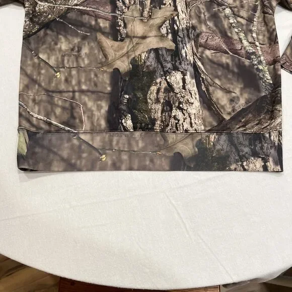 Browning Hoodie Mens Small Camo Performance Sweatshirt Mossy Oak - Picture 10 of 14